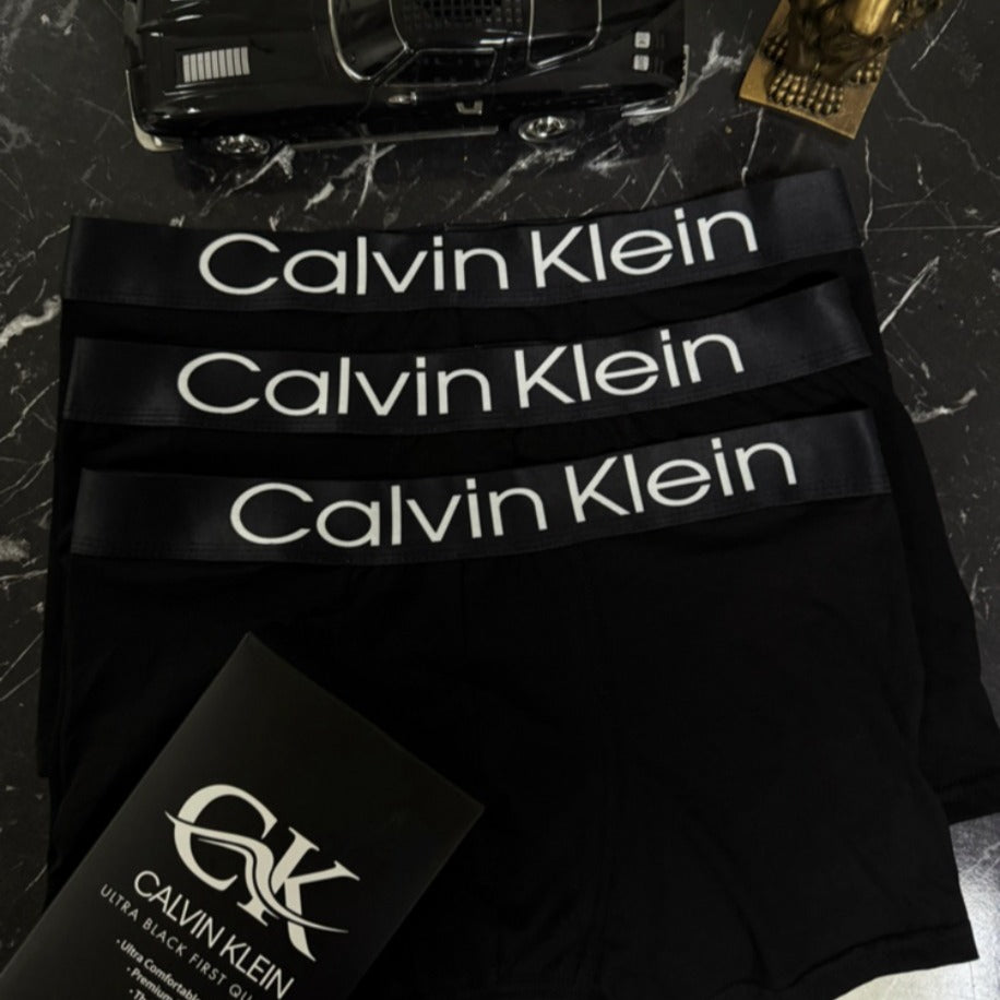 Calvin Klein – Черни класически боксерки (3 броя)